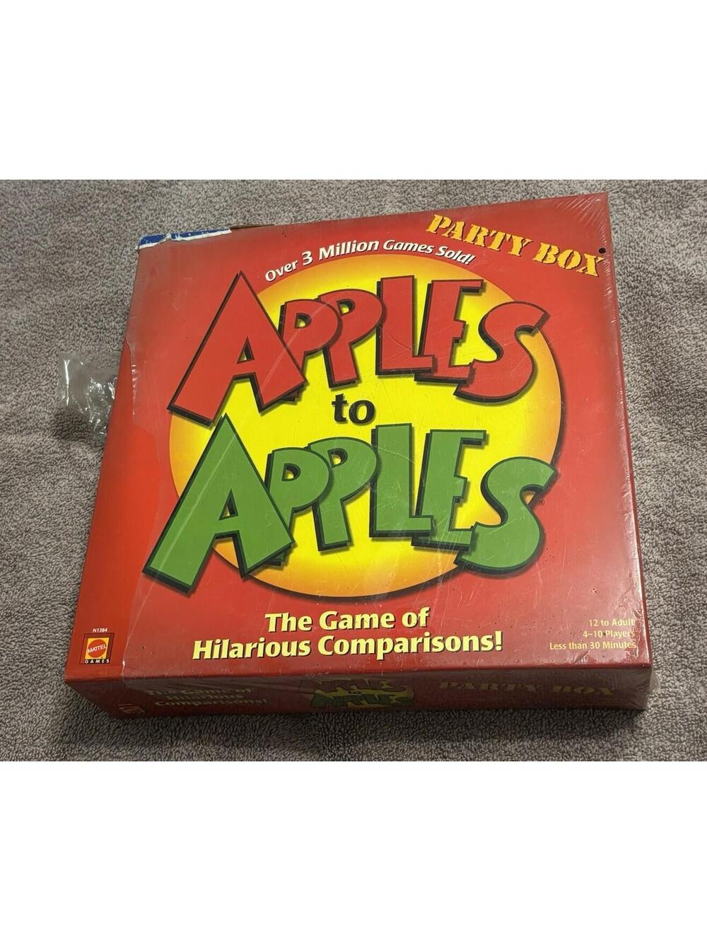 NEW - Sealed Apples to Apples Party Box board game by Mattel